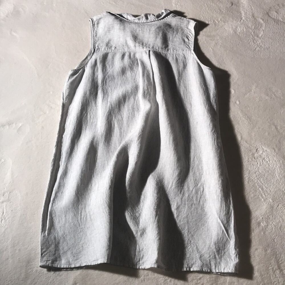 Tahari Loose Fit Pure Linen Dress. 1X - Picture 5 of 5